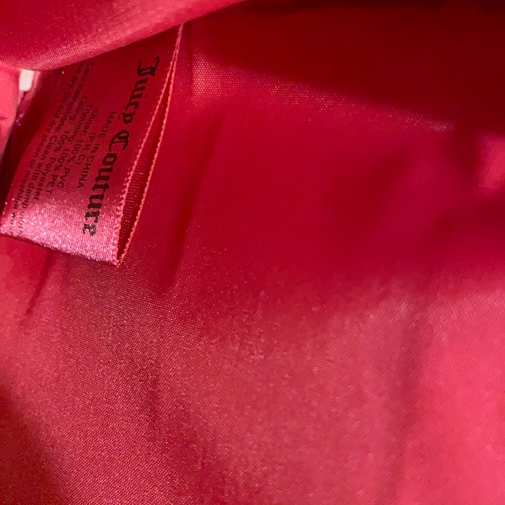 Juicy Couture crossbody bag color Hot pink/black - Picture 6 of 10